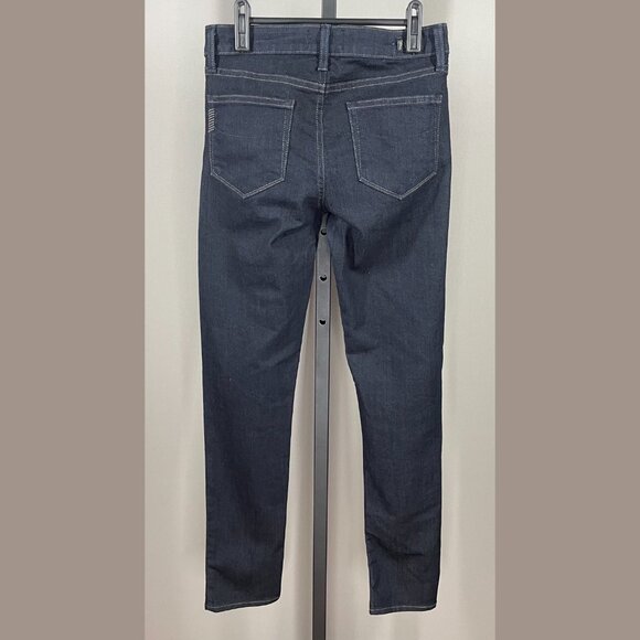 Paige Jeans Womens 27 blue denim skyline skinny designer preppy casual - Picture 7 of 9